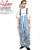 COOKMAN FISHERMAN'S BIB OVERALL -WIDE STRIPE NAVY- 231-01873画像