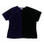 AWESOME BOY × Ichiryu made Original Remake Velor Tee PURPLE BLACK画像