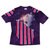 AWESOME BOY &times; Ichiryu made Original Remake Patchework Tee PURPLE画像