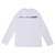 COMME des GARCONS SHIRT Plain With Back Logo L/S Tee WHITE画像