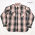 SUGAR CANE TWILL CHECK L/S WORK SHIRT SC28501画像