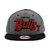 NEW ERA CHICAGO BULLS 9FIFTY SNAPBACK CAP GREY BLACK NECHB207画像