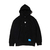 DESCENTE BRUSHED HOOD T BLACK DX-C0337KR画像