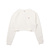 GUESS LS CREW NECK CROP SWEATSHIRT WHITE W0GI63R4BD2-G02画像