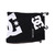 DC SHOES 19 INSIGNIA NECK GAITER BLACK&times;WHITE 5430J919-BKW画像