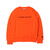 FILA NEON COLOR CREW NEON ORANGE FM9821-38画像