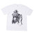 Supreme &times; Yohji Yamamoto 20FW Scribble Portrait Tee WHITE画像