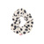 UGG Dalmatian Scrunchie BLACK/WHITE 1122870-BWHT画像