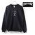 THRASHER GONZ CREW SWEAT BLACK/WHITE TH8428画像