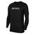 NIKE JDI Cut OUTLBR L/S Tee Black CU7407-010画像