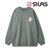 SILAS HEAVY WEIGHT FLEECE PRINTED CREW GREEN 110203013011画像