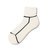 CHICSTOCKS ANKLE SOCKS 01&times;10 Off White&times;Black CH-102画像