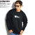 DOUBLE STEAL DS Crowd CREWNECK SWEAT -BLACK/WHITE- 904-15019画像
