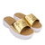 FILA Disruptor Slide Metallic Metallic Gold / Metallic Gold / Metallic Gold F0368-0700画像
