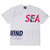 WIND AND SEA × HYSTERIC GLAMOUR SEA+HYS TEE WHITE画像