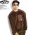 VANS SHERPA CREW TOPS -BROWN- 120K1110400画像
