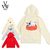 VIRGO Nap red ball ZIP HOODIE (BOBO) VG-KZ-5画像