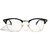 GLAD HAND &times; 丹羽雅彦 COLLINS - GLASSES -BLACK&times;CLEAR-画像