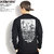 DOUBLE STEAL WALL PHOTO L/S T-SHIRT -BLACK- 906-14106画像