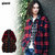 glamb Fake layered check SH GB0121-SH04画像