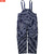 COOKMAN FISHERMAN'S BIB OVERALL STRIPE NAVY 231-03856画像