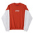 SUPPLIER BICOLOR LOGO CREW SWEAT ORANGE D1-08106-007画像
