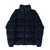 UNKNOWN DOWN FILLED VELOUR PUFFER BLACK D1-06701-001画像