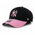 '47 Brand NEW YORK YANKEES MVP CAP NAVY PINK B-MVPTT17WBV-NY画像