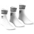 adidas MID CUT CREW SOCKS 3P WHITE/BLACK GD3575画像