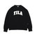 FILA COLLEGE LOGO CREWNECK BLACK FS0109-08画像