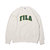 FILA COLLEGE LOGO CREWNECK OFFWHITE FS0109-02画像