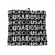 DC SHOES 20 ALLOVER NECK GAITER Black x White 5430J021-BKW画像
