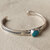 First American Traders TURQUOISE SILVER BLACELET BLACELET-E画像