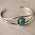 First American Traders TURQUOISE SILVER BLACELET BLACELET-C画像