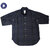 POST OVERALLS 3206 CRINKLE LINEN/COTTON NEUTRA2 SHIRTS blackwatch画像
