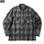 BLUCO OMBRE WORK SHIRTS L/S (GRY-BLK) OL-109TO-021画像