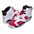 NIKE AIR JORDAN 6 RETRO (GS) CARMINE white/carmine-black 384665-106画像