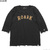 ROARK REVIVAL "MEDIEVAL LOGO" FOOTBALL TEE (BLACK) RFTJ700画像