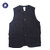 POST OVERALLS 1512 ROYAL COTTON NYLON POPLIN VEST navy画像
