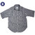 POST OVERALLS #1256 COTTON BLOCK CHECK CRUZER SHIRTS2 white x black画像