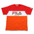 FILA × EVANGELION 3PANEL LOGO T SHIRT RED/ORANGE FS0130-11画像