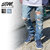 LEFLAH RIPPED DAMAGE SKINNY DENIM画像