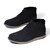 TOMS NAVI Black Distressed Leather 10014369画像