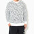 NIKE Club Pullover FT Grid Crew Sweat White/Black DA0066-100画像