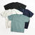 Los Angeles Apparel Short Sleeve Binding Garment Dye T-Shirt 1203GD画像