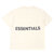 ESSENTIALS Logo Backprint Tee NATURAL画像