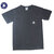 POST OVERALLS #3004 PIGMENT DYED COTTON JERSEY I LIKE POST POCKET TEE charcoal x green画像