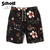Schott RANDOM SKULL HAWAIIAN SHORTS 3116024画像