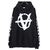 VETEMENTS DOUBLE ANARCHY LOGO HOODIE BLACK/WHITE UA52TR830画像