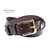 MARTIN FAIZEY M.F.SADDLERY 1 INCH WEST END BUCKLE SIZE STAMPED BELT brown(brass)画像